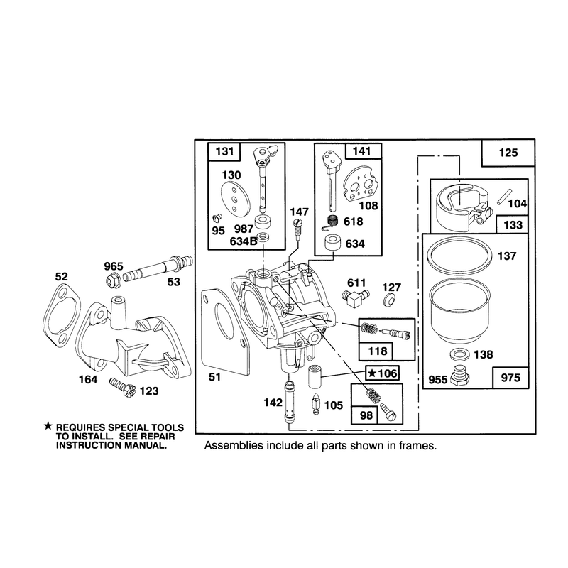 Engine Briggs and Stratton Model 286707-0453-01