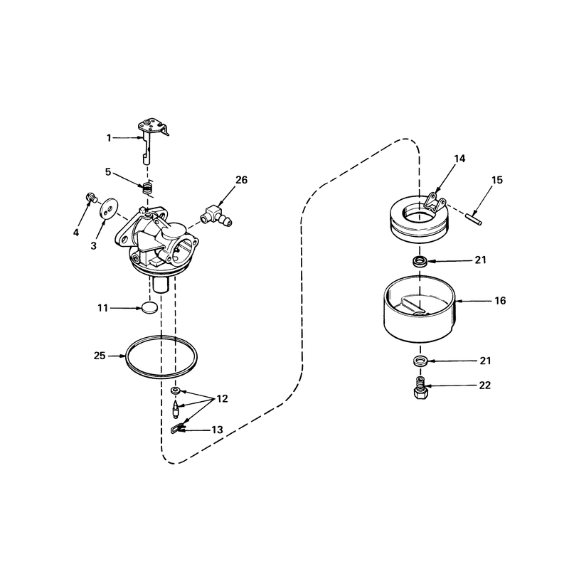 Carburetor No 631699