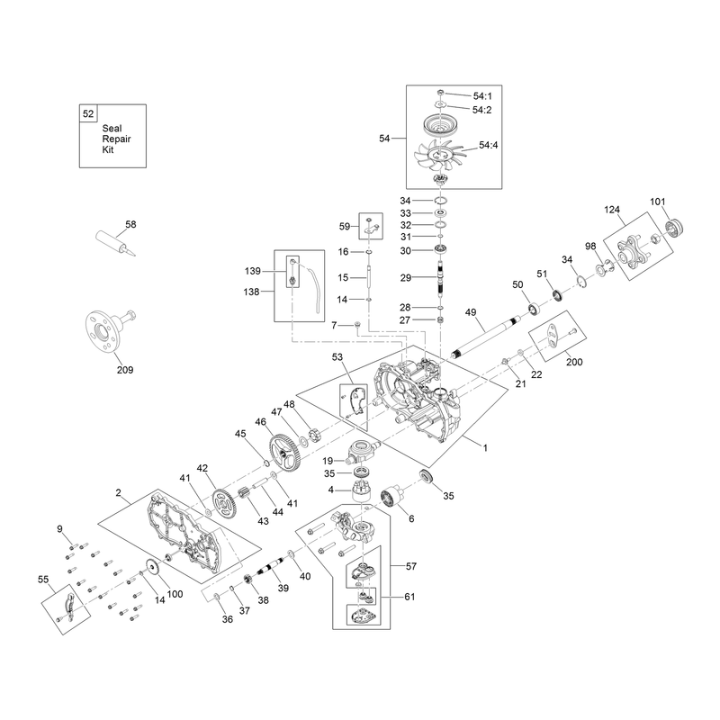 RH Transaxle Assembly No. 139-7461