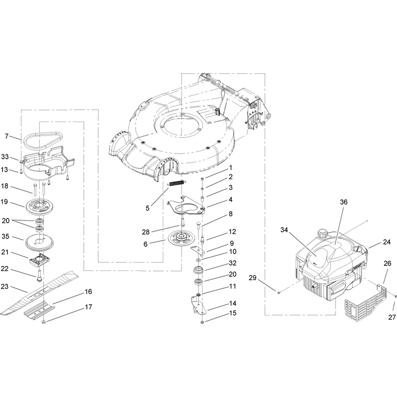 BBC Engine Assembly