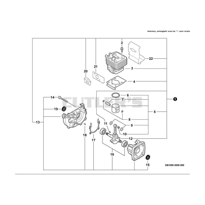 Engine, Short Block -- SB1090