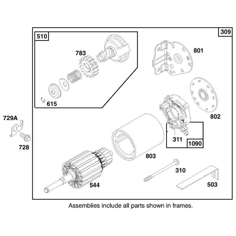Engine Briggs and Stratton Model 28q777-0668-A1