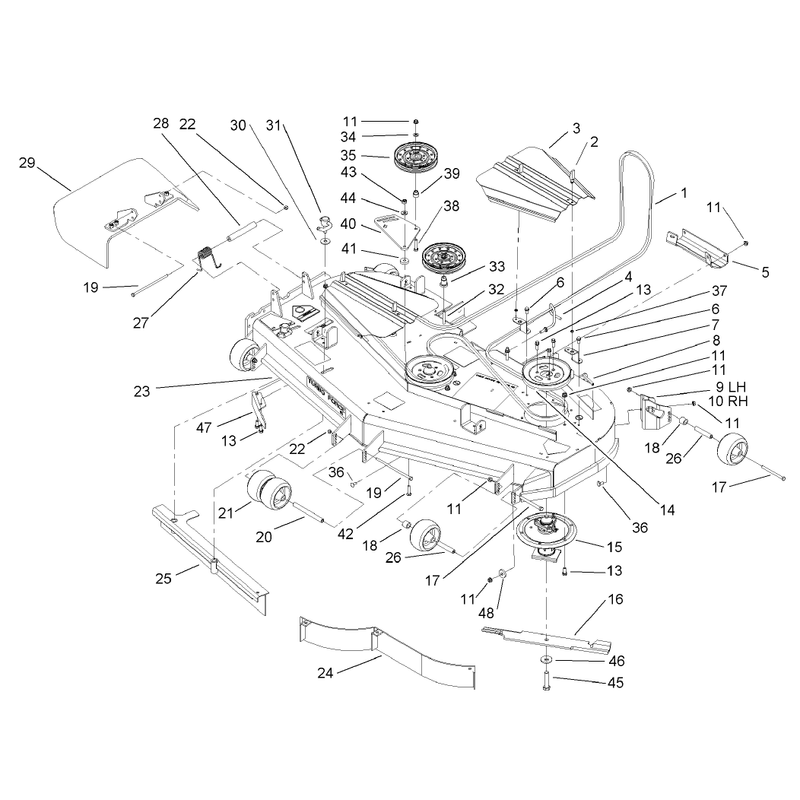 60in Deck Assembly
