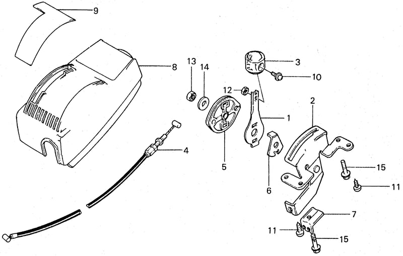 K2P, 5S THROTTLE LEVER