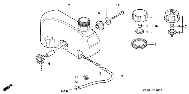 FUEL TANK (HRA215,       HRC215)