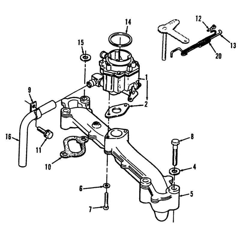 Intake Manifold and Carburetor