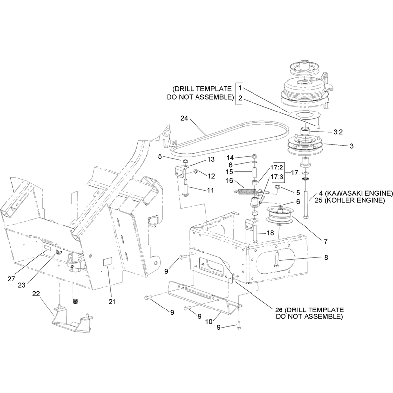 Fan Drive Idler Assembly