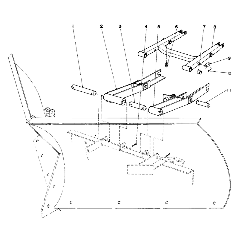 V Plow Installation No 30755 Optional