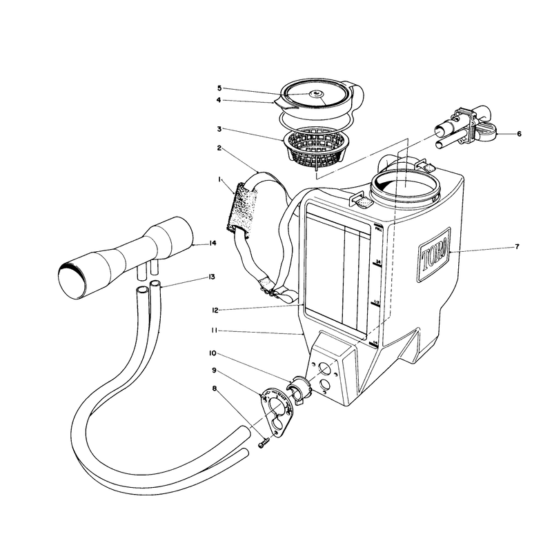 Broadcast Spreader Attachment Model 51525 (optional)
