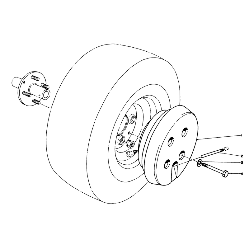 Wheel Weight Kit Model No 56-6620 Optional for 44in Snow Thrower Model No 30761