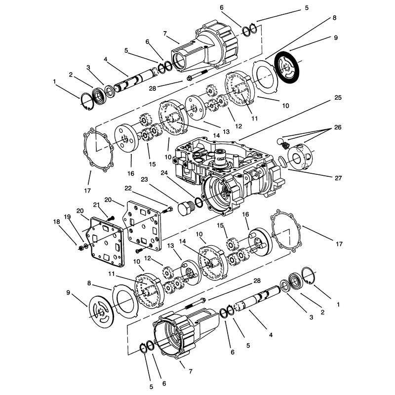 Transmission Assembly Eaton Model 781-016 Continued