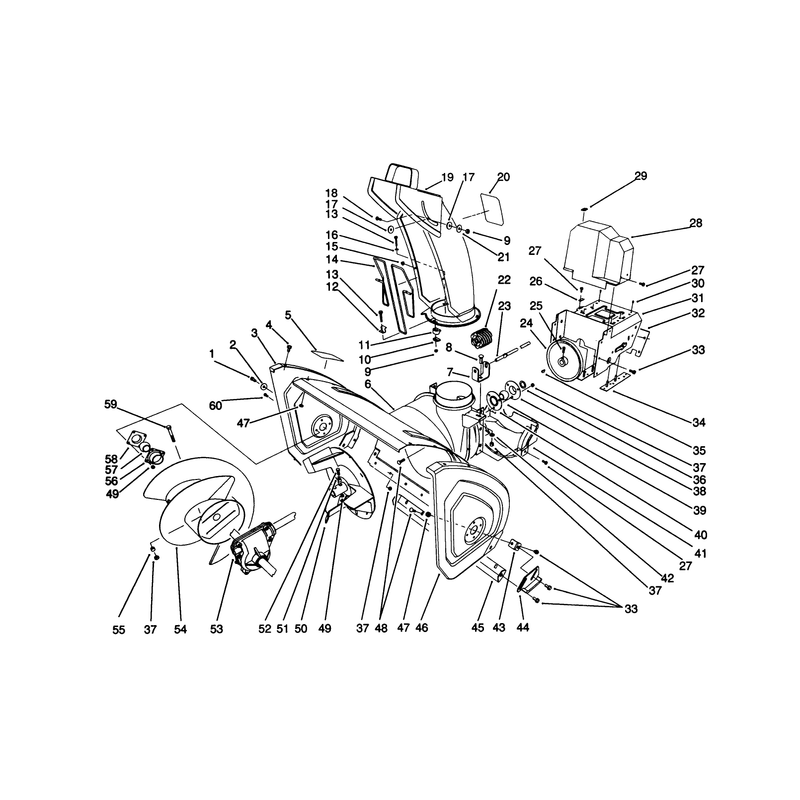 Housing & Chute Assembly