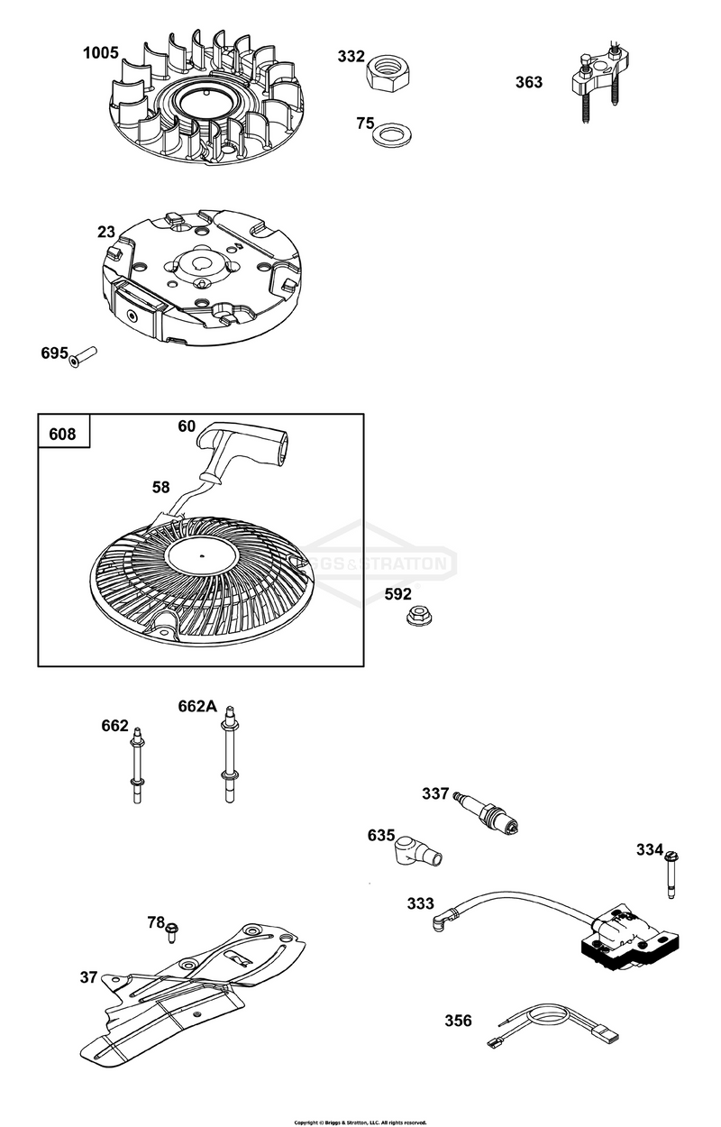 Flywheel, Ignition, and Starter Group