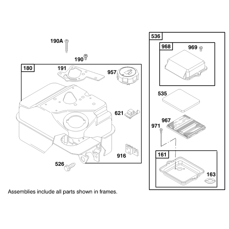 Engine Briggs and Stratton Model 135202-0142-03