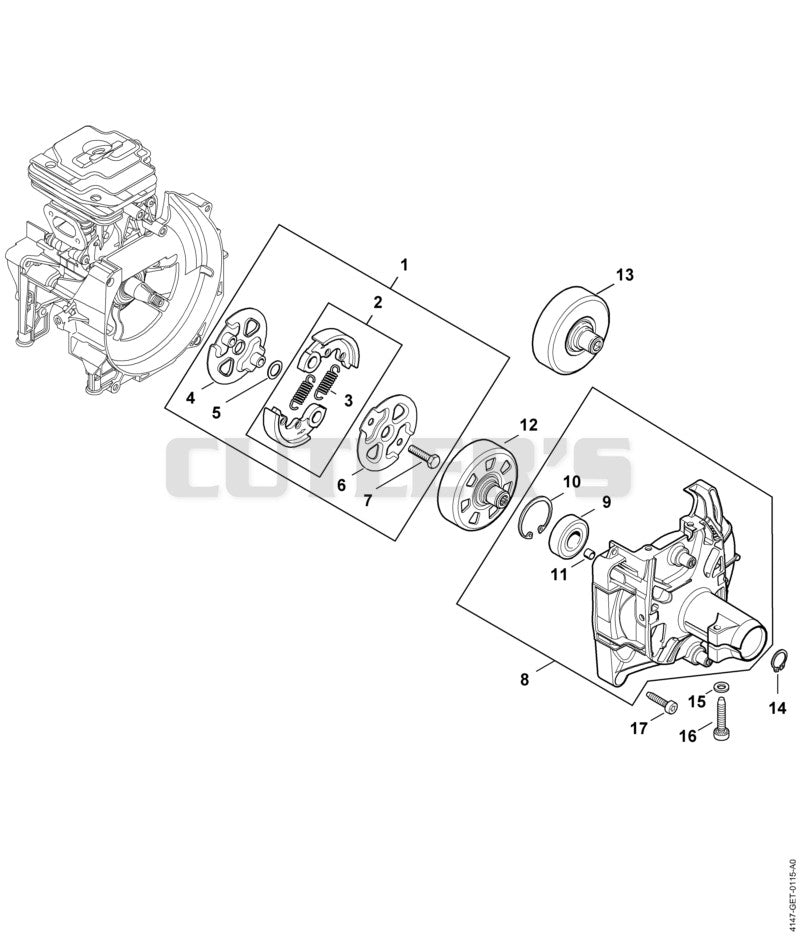 Clutch, Clutch housing