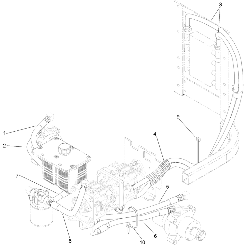 Hydraulic Hose System Assembly