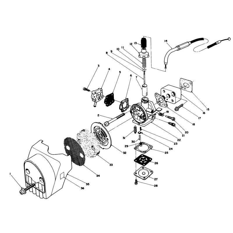 Carburetor & Air Cleaner Assembly