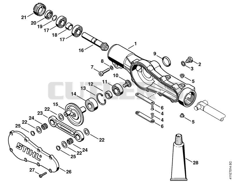 Gear housing