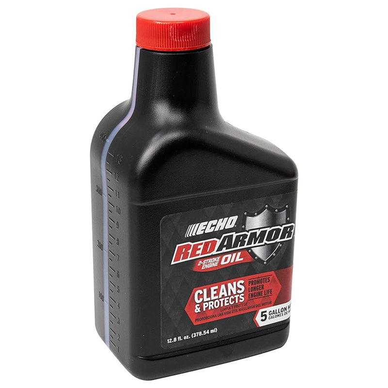 Echo 6550005 Red Armor 2-Stroke Oil 12.8 oz bottle 50:1 Mix for 5 Gallons - 6 PACK