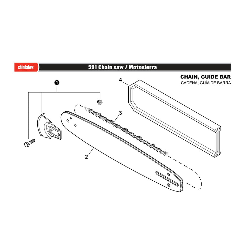 CHAIN, GUIDE BAR