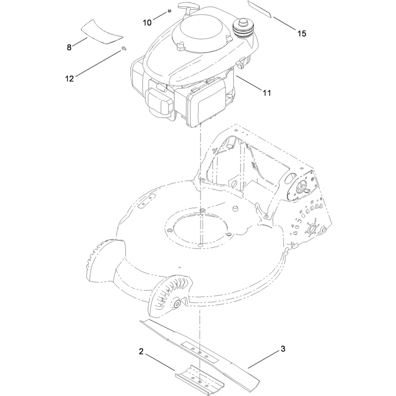 Engine and Blade Assembly