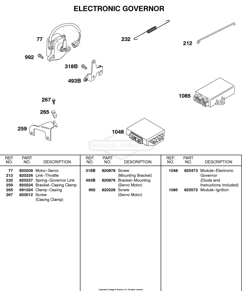 Servo, Modules, Spring, Link