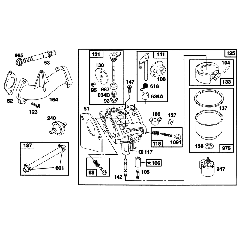 Engine Briggs and Stratton Model 28q777-0668-A1