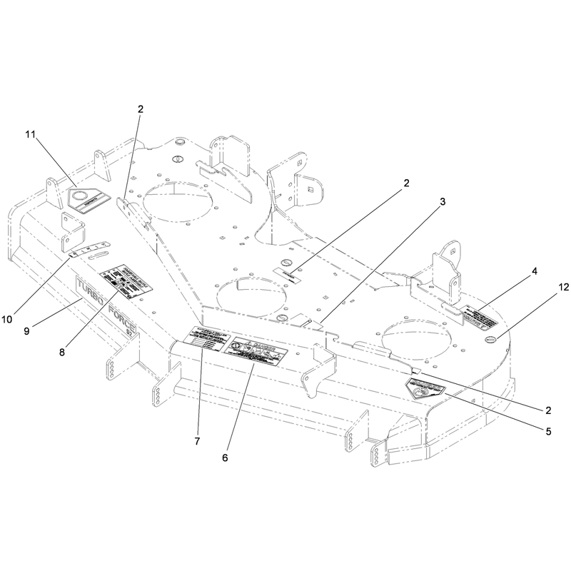 Deck Decal Assembly No. 112-4190