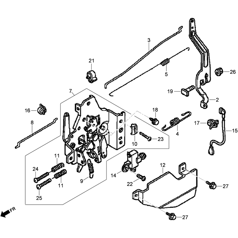 Control Assembly Honda GXV160UH2-T1AH