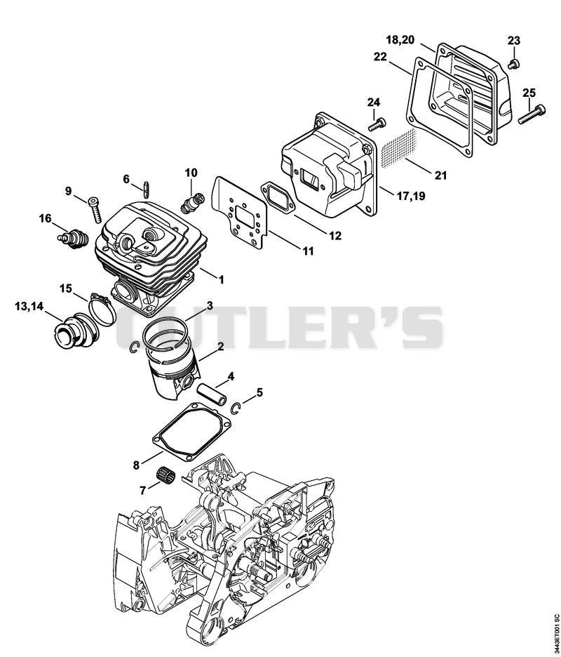 Cylinder, Muffler