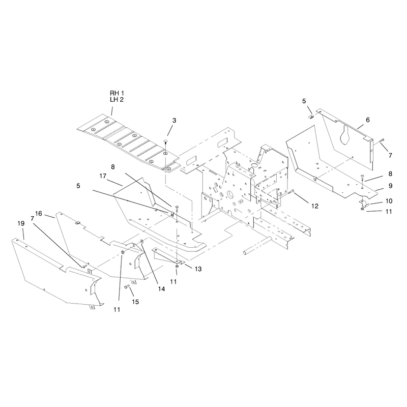 Footrest and Hoodstand Side Covers