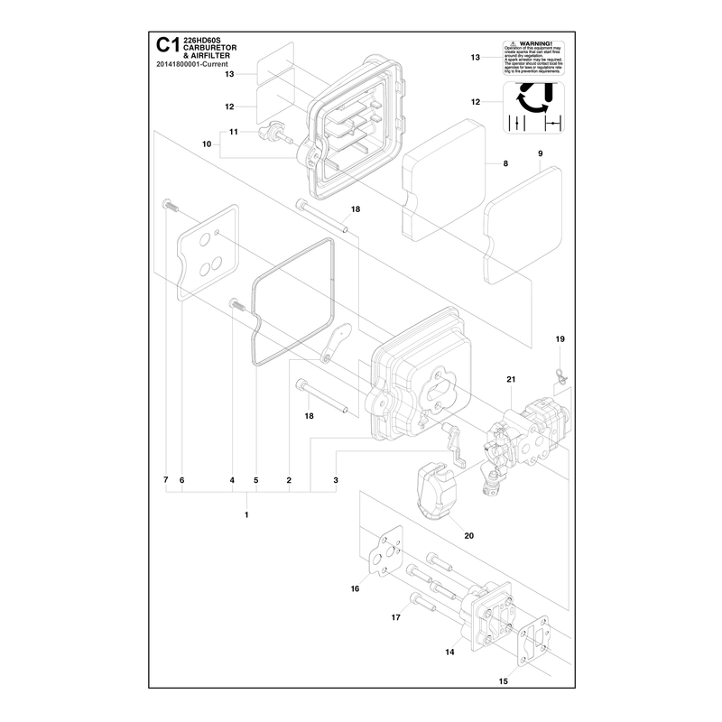 CARBURETOR AND AIR FILTER