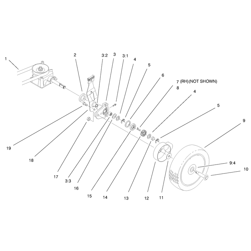 Gear Case and Wheel Assembly
