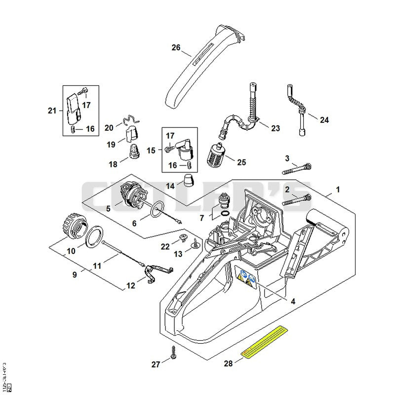 Tank housing