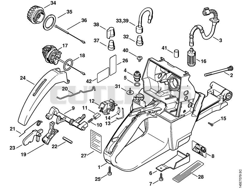 Tank housing