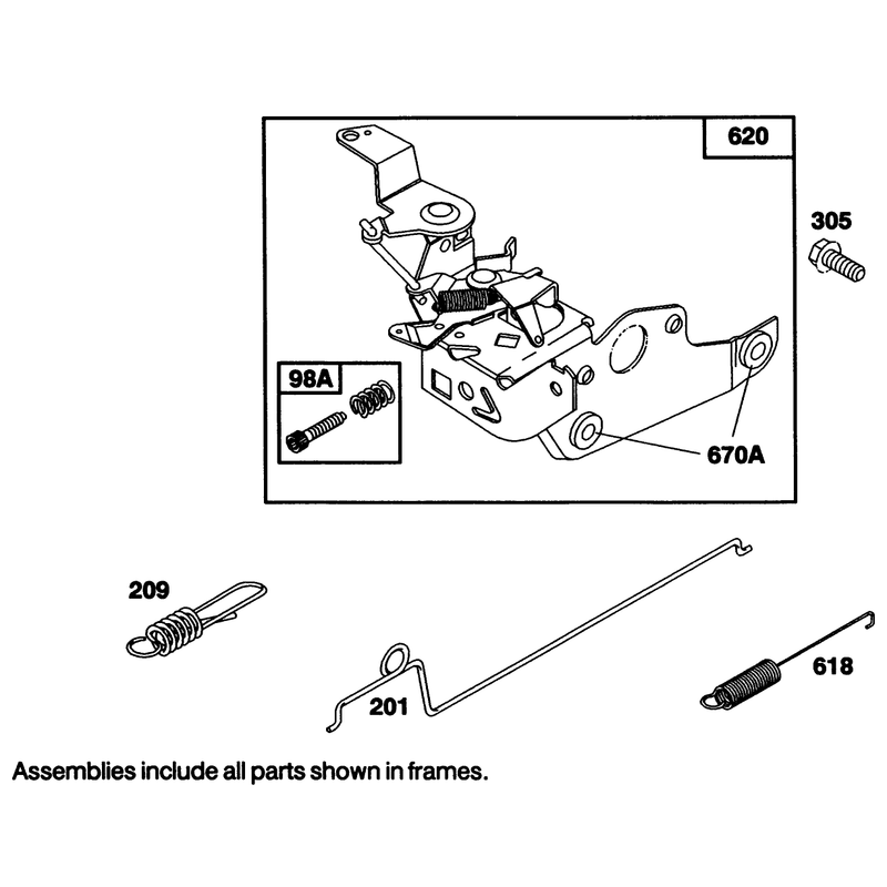 Engine Briggs and Stratton Model 122702-3171-01
