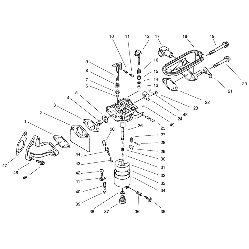 Carburetor Assembly Kawasaki Model Fb460v-Ls08