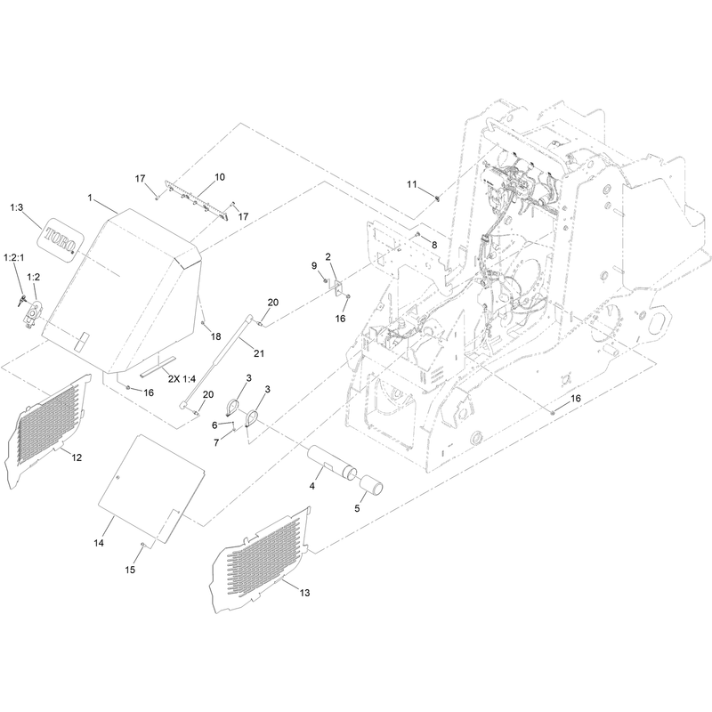 Hood and Manual Tube Assembly