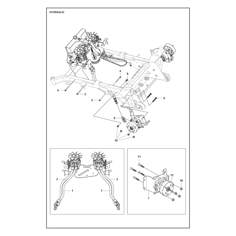 HYDRAULIC PUMP - MOTOR