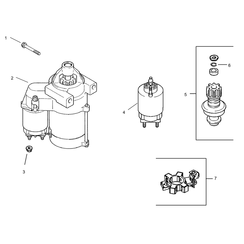 Starter Assembly Kohler CV23S-PS75560