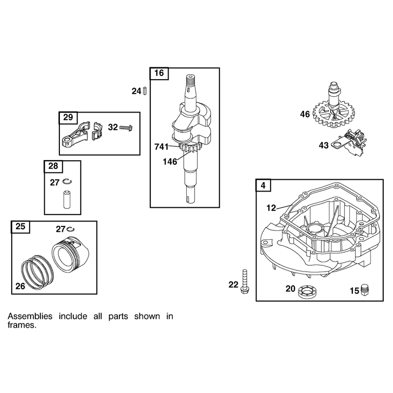 Engine Briggs and Stratton Model 123607-0153-E1