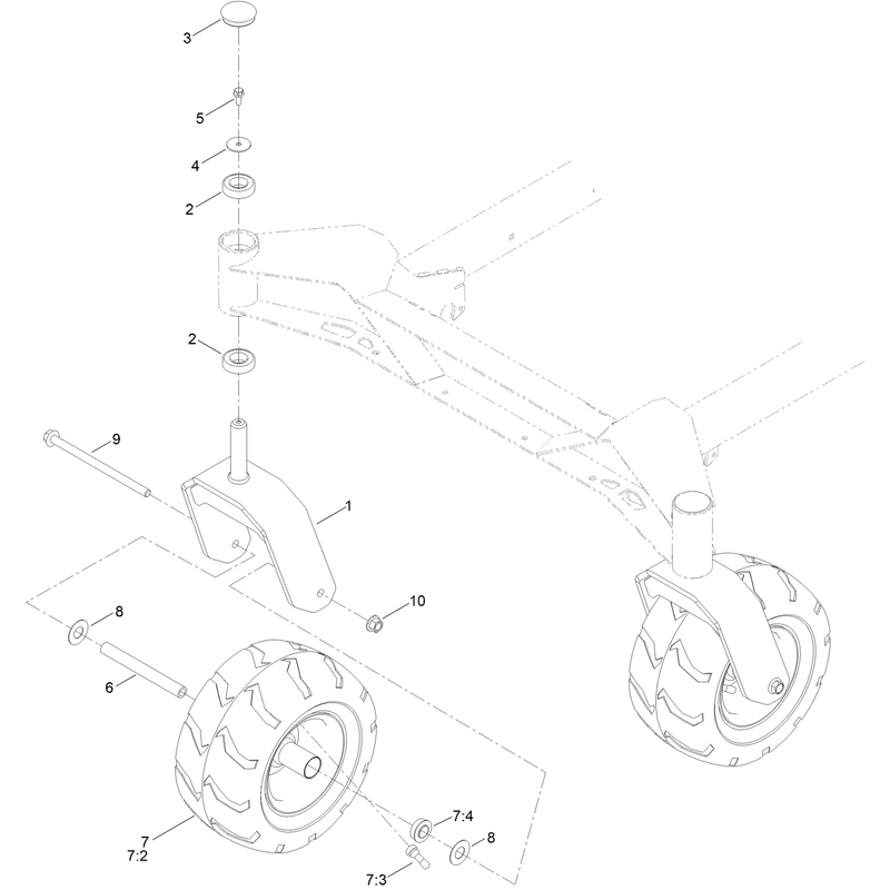 Caster Wheel Assembly