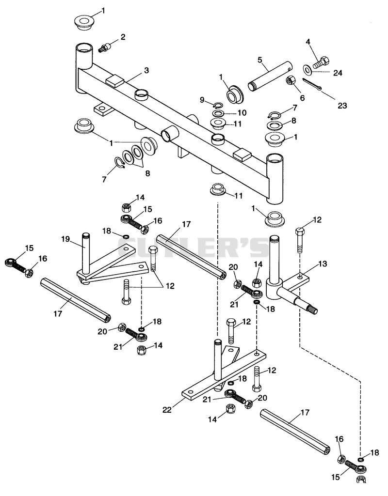 STEERING AXLE ASSEMBLY