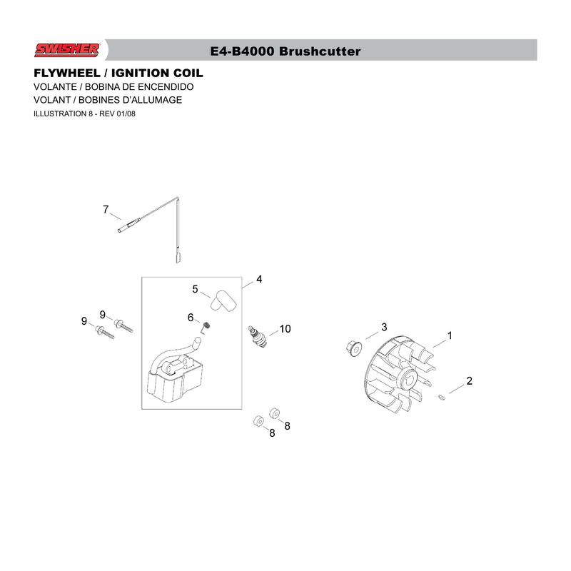 FLYWHEEL / IGNITION COIL
