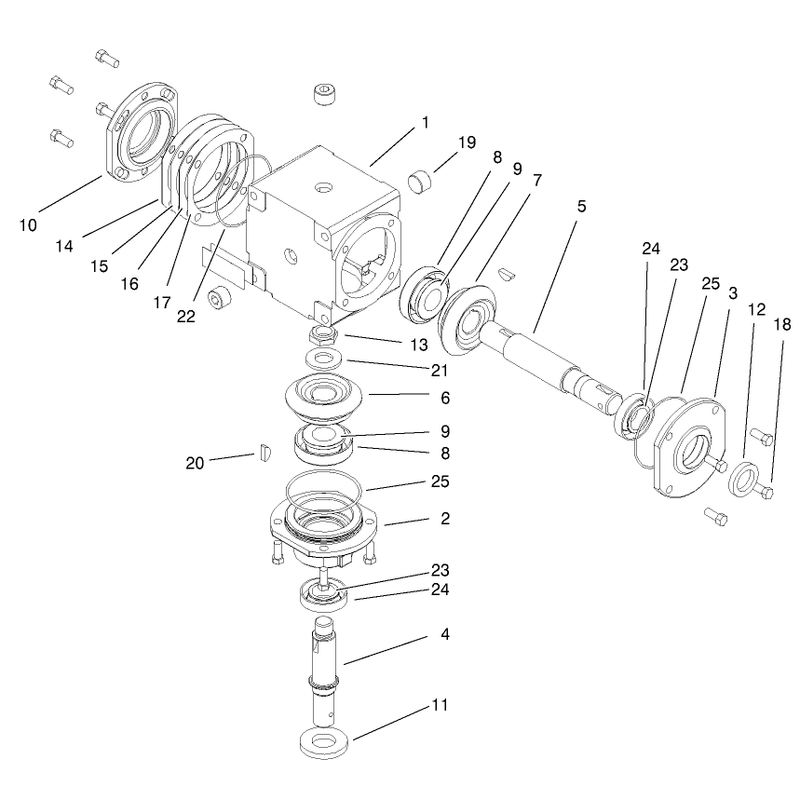 Gearbox Assembly No. 100-5846