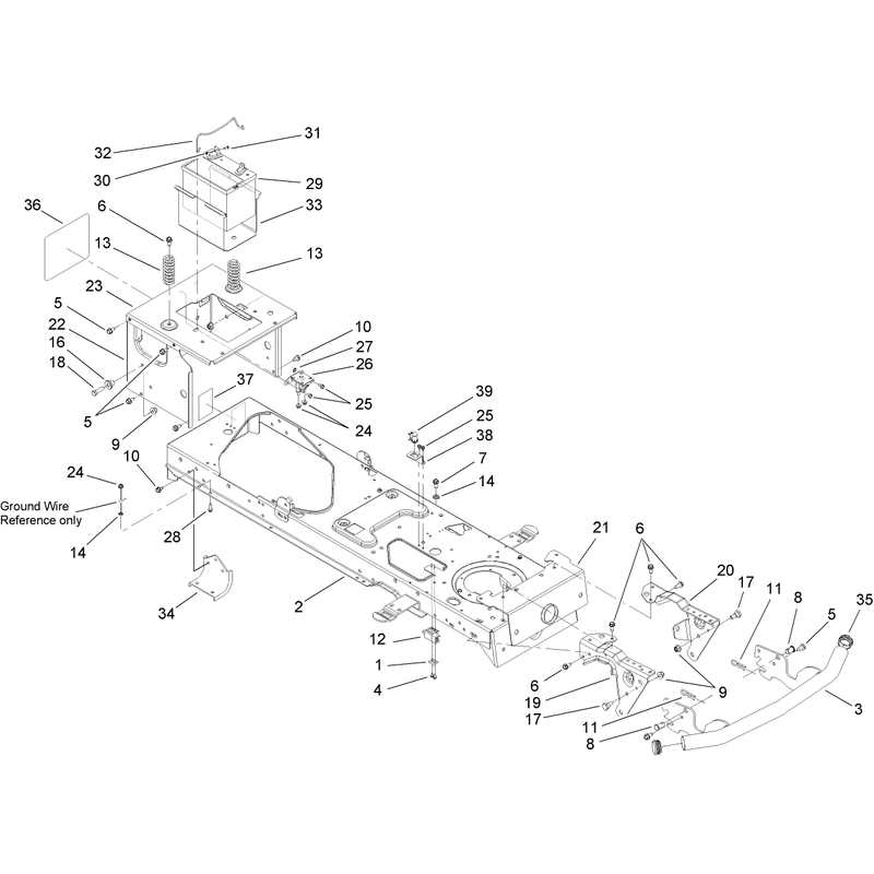 Frame and Battery Assembly