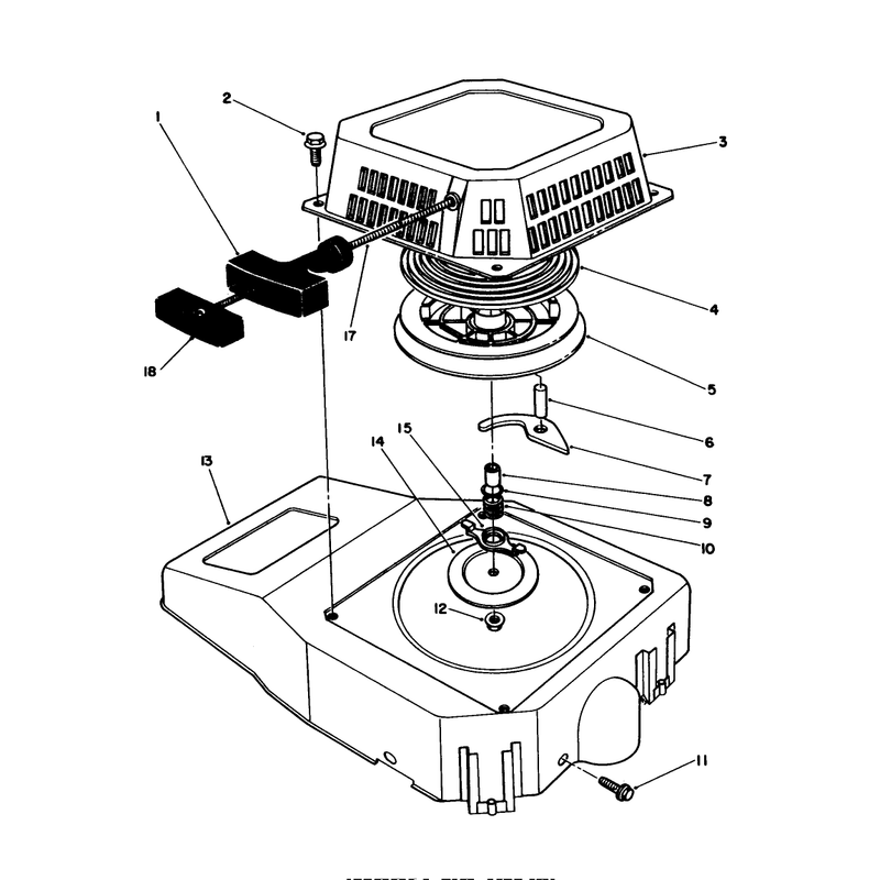 Recoil Assembly Model No Vmj8