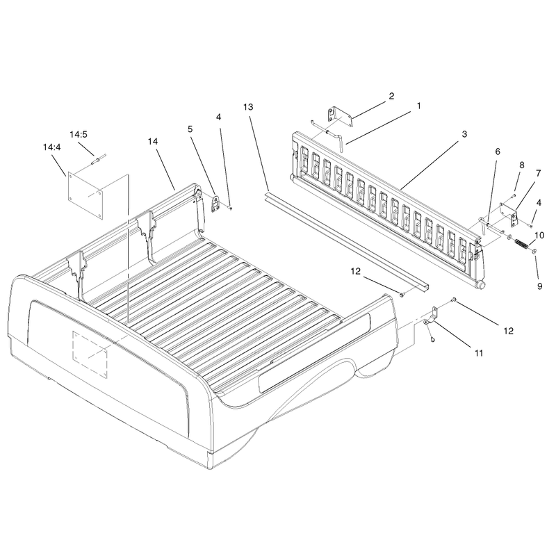 Box and Tailgate Assembly
