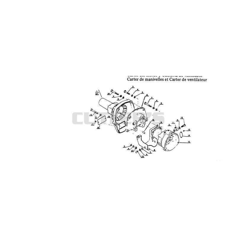 Crank Case and Fan Cover