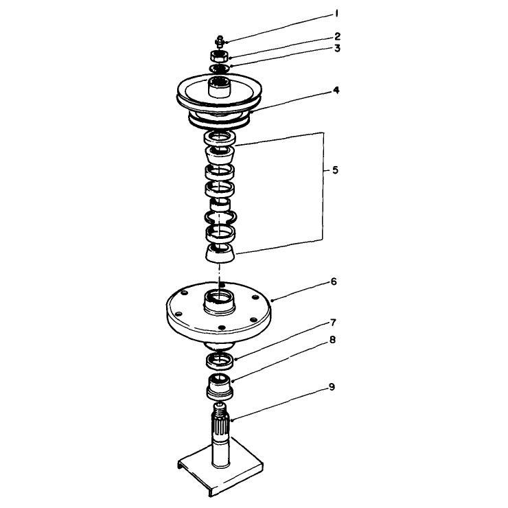 Drive Spindle No 54-7781